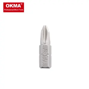 OKMA Hex Shank 1/4 "Drive Phillips #2 Insert Bit chave de Fenda Magnética