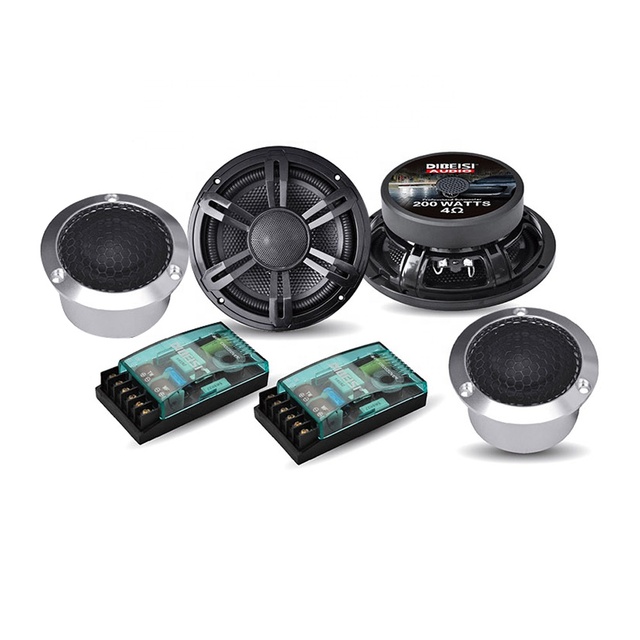 DIBEISI Car Component Speaker Kit Component Speaker Sub Woofer Car Speakers 6.5 Inch Component