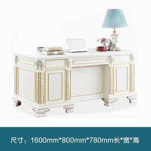 Phong cách hiện đại bàn gỗ rắn Mỹ và Châu Âu chạm khắc Giám đốc điều hành Chủ Tịch văn phòng nghiên cứu Bàn máy tính - Product Image 6