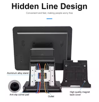 Moniteur à double écran tactile LCD résistif capacitif LED de 15.6 pouces avec affichage client pour systèmes de point de vente
