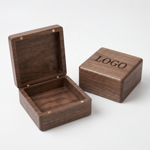 Boîte à montre en bois de luxe sur mesure, style simple, boîte de rangement carrée en bois pour l'emballage de montres de luxe - Product Image 5