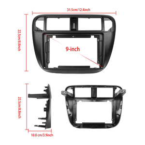 Henmallเครื่องเสียงรถยนต์แผ่นFaciaกรอบสําหรับHonda Civic 1996-2001 LHDหน้าจอขนาดใหญ่วิทยุสเตอริโอDash Mount<span class=keywords><strong>ช</strong></span>ุดRefitting - Product Image 3