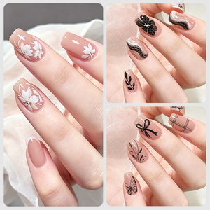 BORN PRETTY 5ml Gel de Peinture 3D Noir et Blanc Sans Résidu, Gel de Modelage à Haute Plasticité pour Poudre à Ongles, Fabrication OEM - Product Image 5