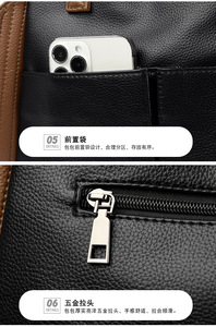 Bolsos cruzados de diseño de moda, bolsos de hombro de cuero PU de alta calidad, bolsos de mano casuales de lujo para mujer - Product Image 6