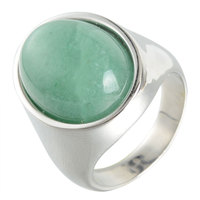 Bague minimaliste en acier inoxydable unisexe, forme ovale, pierre œil de tigre, très vendue