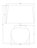 Lampe de table en fer et tissu marron avec abat-jour en tissu et en fer, style vintage, LED, faite à la main, lumière d'ambiance, simple, pour usage intérieur