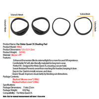 Accessoires VR 4-en-1 pour 3s, cadre de protection en silicone résistant aux rayures