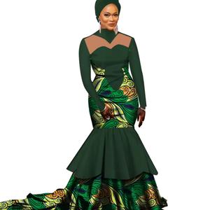 Nouvelles Robes de Mariage Africaines Plissées pour Femmes, Vêtements Grande Taille, Mode Patchwork, Longues Robes de Soirée Élégantes pour Dames 364 - Product Image 6