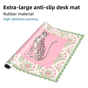 Tappetino da Mahjong Preppy Pink Tiger 31,5 Pollici Antiscivolo Insonorizzato per Giochi da Tavolo Poker Domino Melamina Casinò Intrattenimento - Product Image 5
