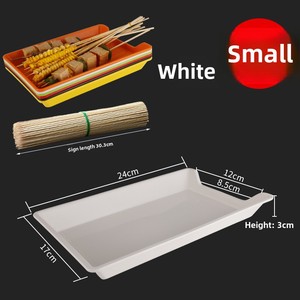 Đĩa ăn tối bằng nhựa được mang theo cho các buổi dã ngoại ngoài trời, tiệc nướng, tiệc nướng, đĩa chiên và đĩa thịt nướng - Product Image 6