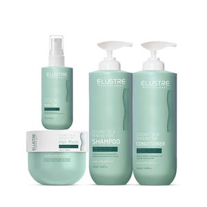 Private Label congedo biologico in trattamento idratante senza parabeni olio per capelli di cocco per la cura dei capelli di Routine - Product Image 5