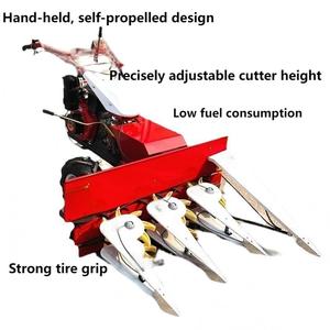 آلة حصاد الأرز الصغيرة الفعالة، مكون أساسي، حاصدة بثلاثة صفوف، محرك ديزل، مناسبة للأراضي الزراعية والجبال - Product Image 3