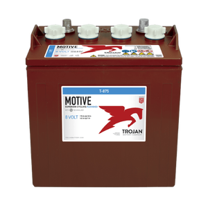 Batería de ciclo profundo de plomo-ácido inundada Trojan Motive T875 de 8 voltios y 170 Ah para montacargas eléctricos - Product Image 1
