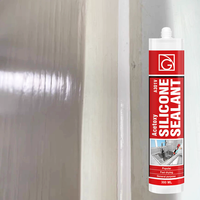 GORSEAL A301 300ml Mastic silicone acétique transparent haute qualité à forte adhérence, compatible OEM, pour calfeutrage de fenêtres, portes et cuisines