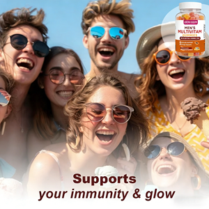 Multivitaminico OEM per Uomini, 60 Caramelle Gommose |   Integratore Alimentare con Biotina, Iodio, Zinco e <span class=keywords><strong>Papaya</strong></span> per Energia e Sistema Immunitario - Product Image 4