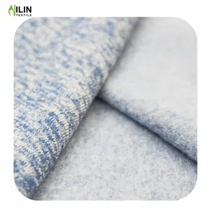 New designed 100% polyester cationic one side brushed fleece fabric