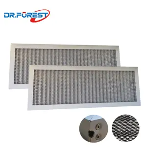 Vendita calda filtro elettrostatico a vita in alluminio tutto lavabile purificatore d'aria in alluminio filtro AC parte centrale HVAC