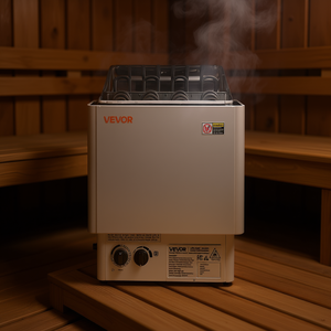 Chauffe-sauna électrique Vevor 6 kW, poêle à vapeur sèche, support pré-percé, usage domestique et commercial - Product Image 2