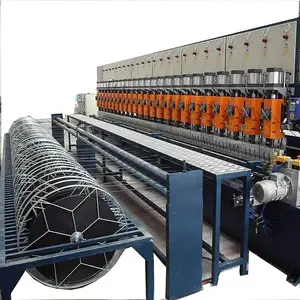 Automatic ultrasonic Metal welding machine Fiber Glass and Plastic-Steel biaxial Geogrid Production Line