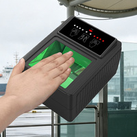 Lecteur d'empreintes digitales à quatre doigts 442, pour programme d'identification nationale USB 2 Plug and Play, USB de bureau, traitement d'images biométrique avancé
