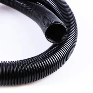Machine de fabrication de conduits fendus à grande vitesse Ligne de production de tuyaux ondulés flexibles à paroi unique en PE-PE PP PVC