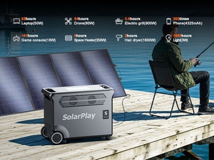 Estación de Energía Portátil LiFePO4 de 3600W 3840Wh con Kit de Generador Solar de Carga Rápida Plegable de 200W - Product Image 4