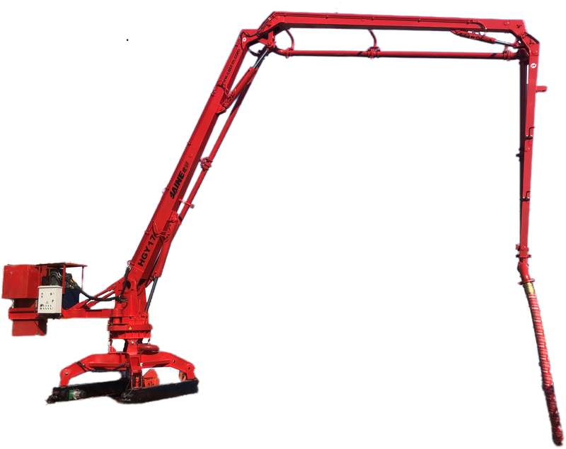 Form Frame Hydraulic Concrete Placing Boom