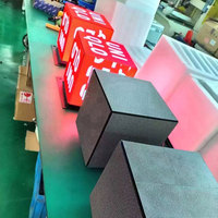 P2.5 creatività interna a 4 lati a 5 lati LED cubo Display pubblicitario LED cubo magico schermo