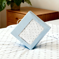 Caja de embalaje rectangular grande Kraft personalizada ropa embalaje de regalo para sábanas