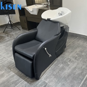 Kisen 2024, Nuevo Modelo de Alta Calidad, Muebles de Salón, Silla de Peluquería con Lavabo Blanco para Lavado de Cabello en Venta - Product Image 3