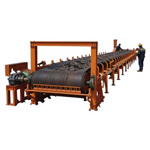Convoyeur à bande en caoutchouc grande inclinaison résistant aux températures pour mines et terminaux portuaires JIDDA, garantie 6 mois, origine Shandong - Product Image 1