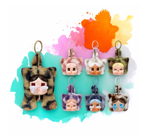 Handmade Animal Crossing Leopard and Plush <strong>Cat</strong> <strong>Figurines</strong> for Blind Box Games Mystery Box Gift - Product Image 5