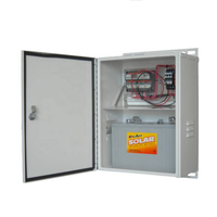 Armoire de batterie solaire extérieure en acier inoxydable/aluminium galvanisé, protection IP65, montage sur poteau intérieur, certifiée ISO9001, pour télécommunications