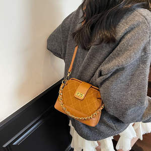 Sac à main pour femme très tendance, sacoche carrée de luxe à chaîne pour jeunes femmes - Product Image 6