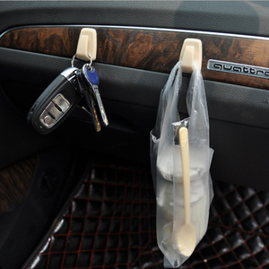Accesorios adhesivos para Interior de coche, gancho trasero lateral para asiento de salpicadero, para colgar bolsas de basura, soporte para pañuelos de llaves, novedad - Product Image 5