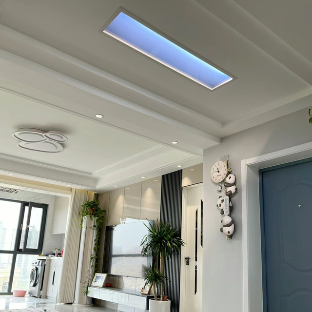 Tuya Smart Home LED Sky Sun Ceiling Skylight LED Panel Artificial Virtual Skylight Natural Intelligent Ecosystem Blue Sky Light