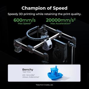 Impresora 3D K1C 220x220x250mm FDM con Nivelación Automática, Cámara IA, Modo Silencioso, Plataforma Caliente de Vidrio Templado, AC 110-220V - Product Image 2