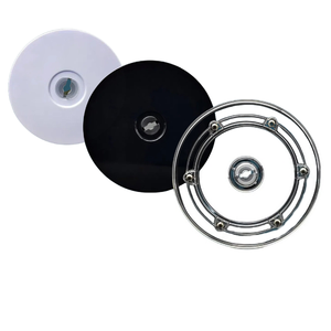 XY-L1S2 2Inch Mini Trong Suốt <span class=keywords><strong>Acrylic</strong></span> 52Mm Nhựa Bàn Xoay Cơ Sở Hot Bán Lười Biếng Susan Xoay Cuộc Cách Mạng Rõ Ràng Tổ Chức - Product Image 1
