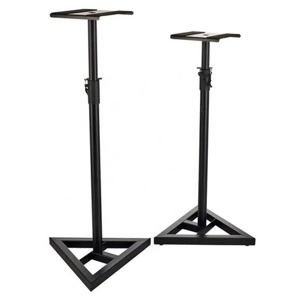 Professional Speaker Stand Heavy-duty Recording Studio Monitor black Floor stands