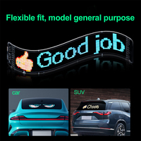 Usb Smart Car Led Devil Eye Car Accesorios Proveedor de luces Venta al por mayor Car Rear Window Pixel Soft Screen Wireless App Control