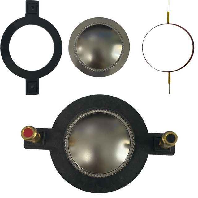 High Quality 1.75 Inch 44.4mm Titanium Voice Coil Diaphragm Tweeter Driver 8 Ohm Silver