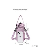 Tas Pembawa Botol Air dengan Tali Tas Botol Air dengan Kantong Ponsel 30oz untuk Berjalan Mendaki Aksesori Minum G25-790