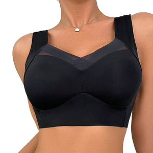 Sujetador inalámbrico sin costuras para busto grande, con ligero realce, ajustable, de una pieza, con espalda hermosa y soporte para el busto - Product Image 5