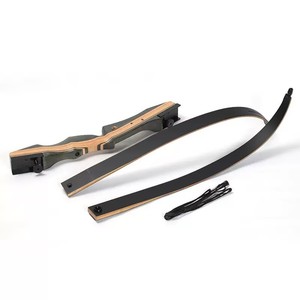 <span class=keywords><strong>Arc</strong></span> à poulies en <span class=keywords><strong>bois</strong></span> de 62 pouces pour la chasse en plein air - Product Image 2