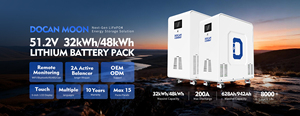 Batería de Litio de Alta Capacidad para el Hogar, 48V, Moon 51.2v 942ah 1000mah 48kwh 50kwh, Paquete de Baterías DDP - Product Image 6