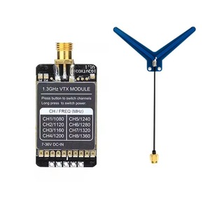 ÉMETTEUR VIDÉO 1.3G 1.2G 8CH 800MW Audio Vidéo FPV Émetteur Récepteur <span class=keywords><strong>Module</strong></span> 7-36V <span class=keywords><strong>RC</strong></span> FPV Avion Longue Portée Fpv Drone Vtx - Product Image 1