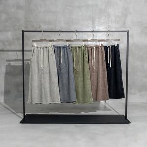 パーカースカート新デザインヘビー級ウォッシュスプリットハーフボディレトロスタイル - Product Image 1