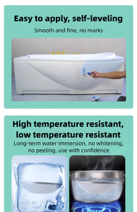 <span class=keywords><strong>Peinture</strong></span> <span class=keywords><strong>pour</strong></span> meubles Oakhouse DIY, revêtement liquide en porcelaine, résine époxy, <span class=keywords><strong>peinture</strong></span> à base d'eau, application au pinceau ou au pulvérisateur <span class=keywords><strong>pour</strong></span> la rénovation des baignoires et des carreaux - Product Image 4