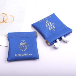 Bolsa de Almacenamiento de Gafas y Relojes de Cuero PU con Logotipo Personalizado, Cierre Magnético, Reutilizable, para Auriculares y Monedas - Product Image 5