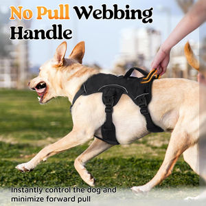 <b>Escape</b> <b>Proof</b> Tactical <b>Dog</b> <b>Harness</b> Soft Padded Full Body <b>Dog</b> Training Vest No Pull Pet <b>Harness</b> Reflective Tactical <b>Dog</b> <b>Harness</b> - Product Image 2
